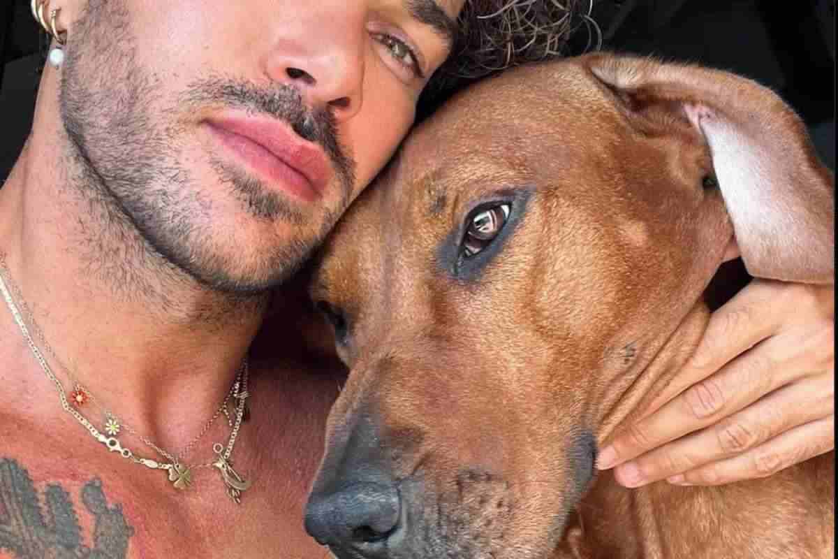 Claudio Sona e il suo cane