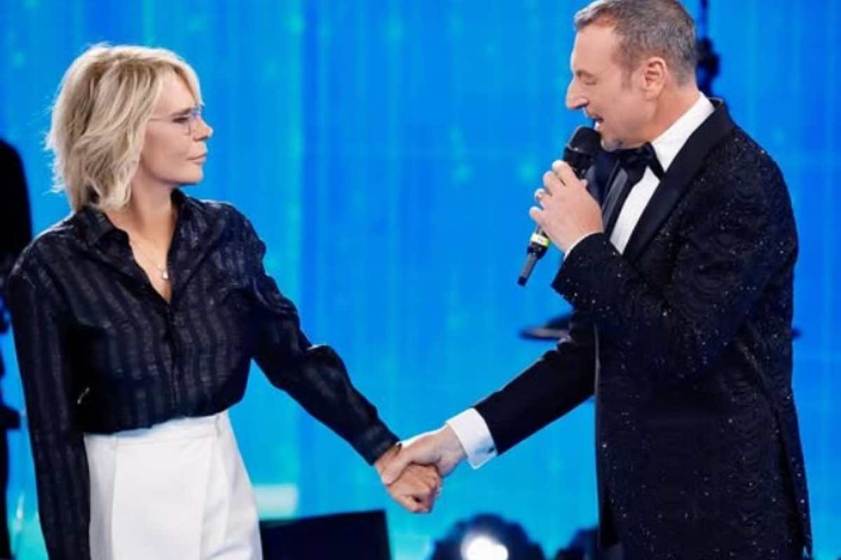 Amadeus e Maria De Filippi