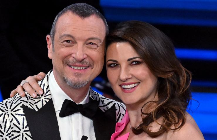 Amadeus e Giovanna Civitillo