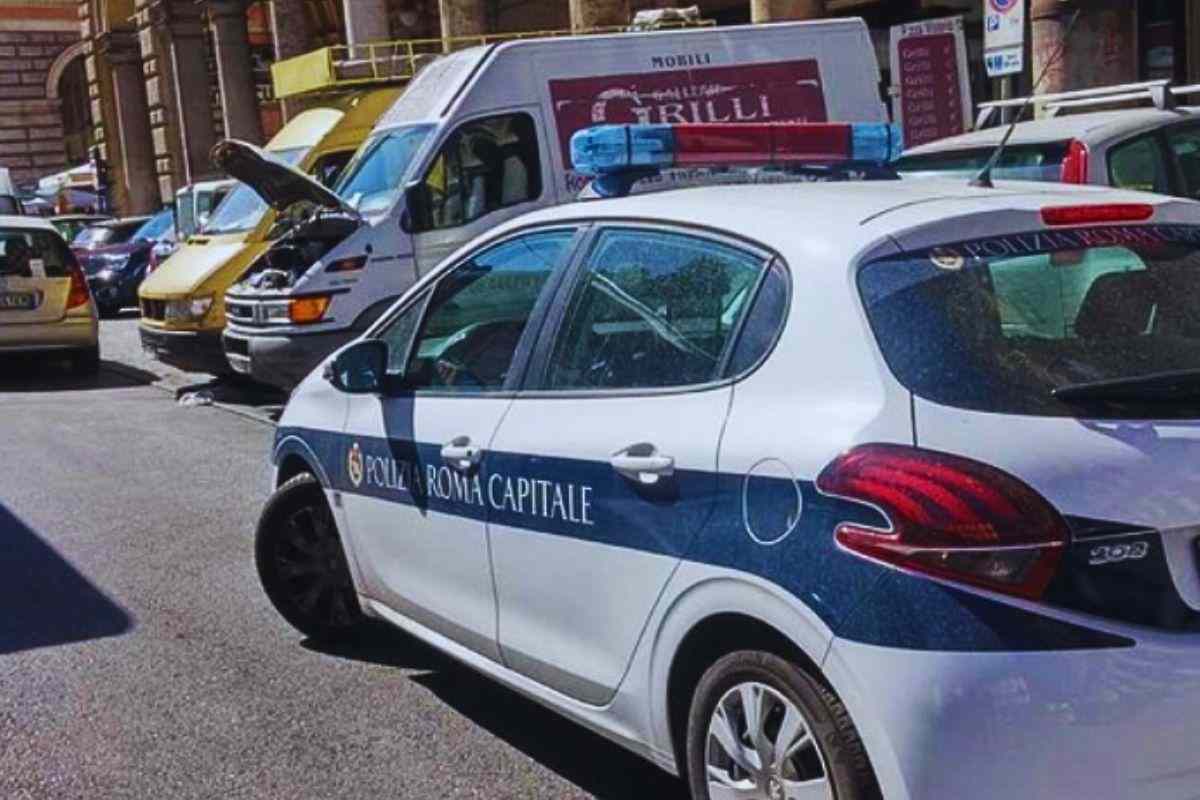 Auto della Polizia di Roma Capitale