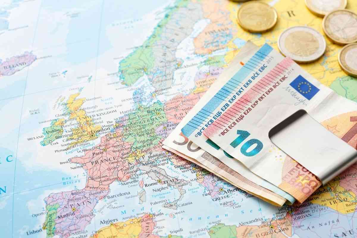 Banconote Euro comunità europea