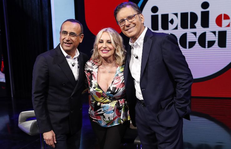 Carlo Conti, Antonella Clerici e Fabrizio Frizzi