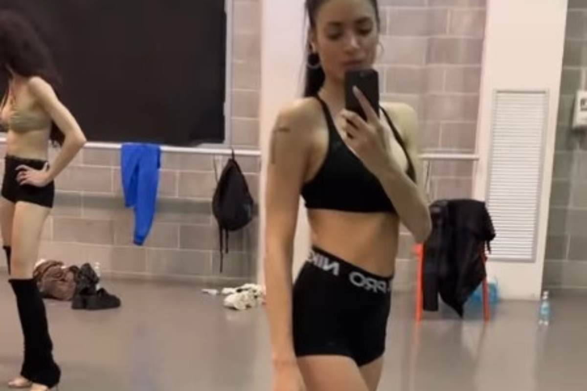 Elodie prove di ballo