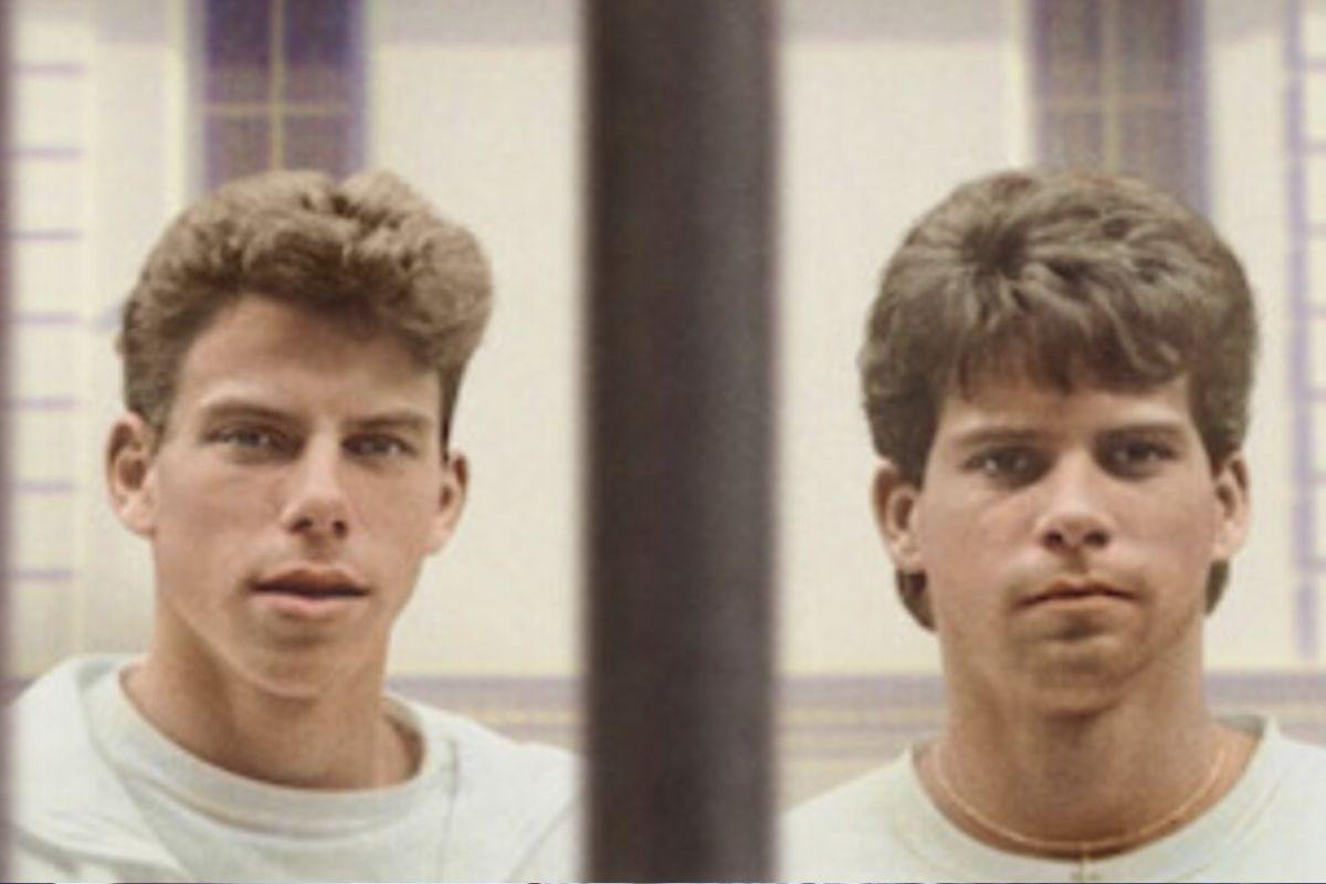 I fratelli Menendez durante il processo