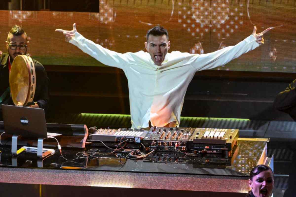 Il dj Gabry Ponte con la sua Tutta l'Italia
