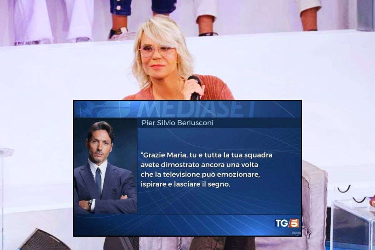 Il messaggio di Berlusconi mandato in onda dal Tg5