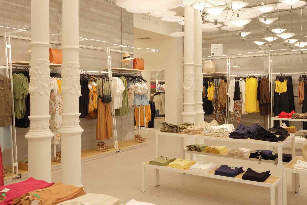 Il negozio Benetton di Via del Corso Roma