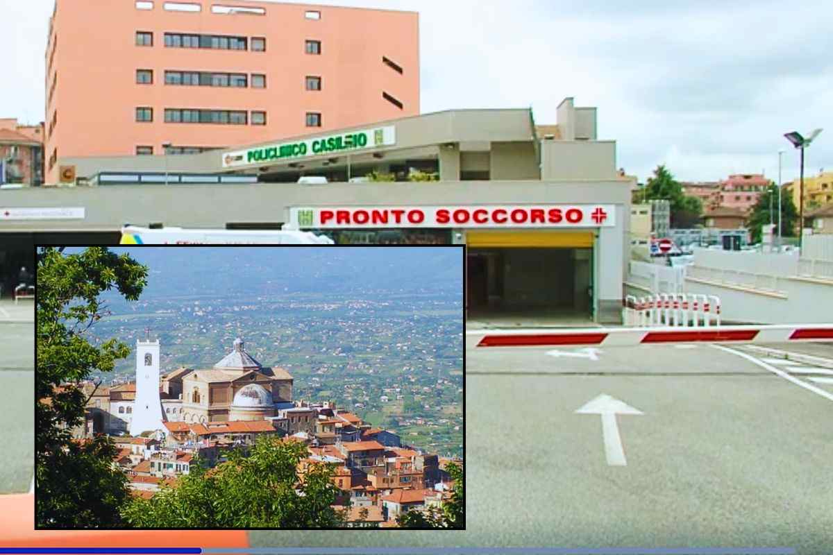 Ospedale Casilino e panorama di Montecompatri