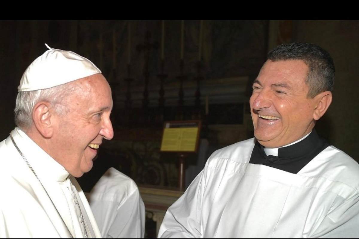 Papa Francesco e Fabrizio Gatta
