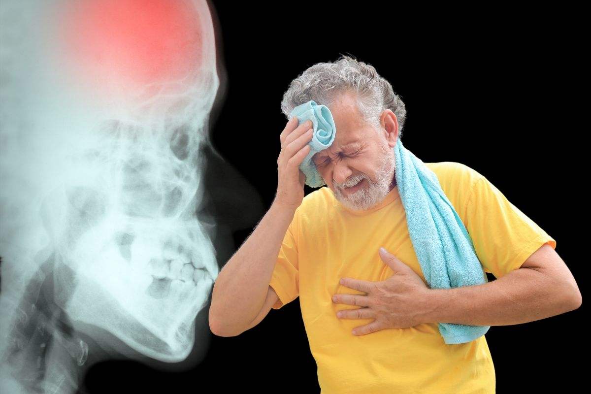 Uomo si sente male dopo una corsa