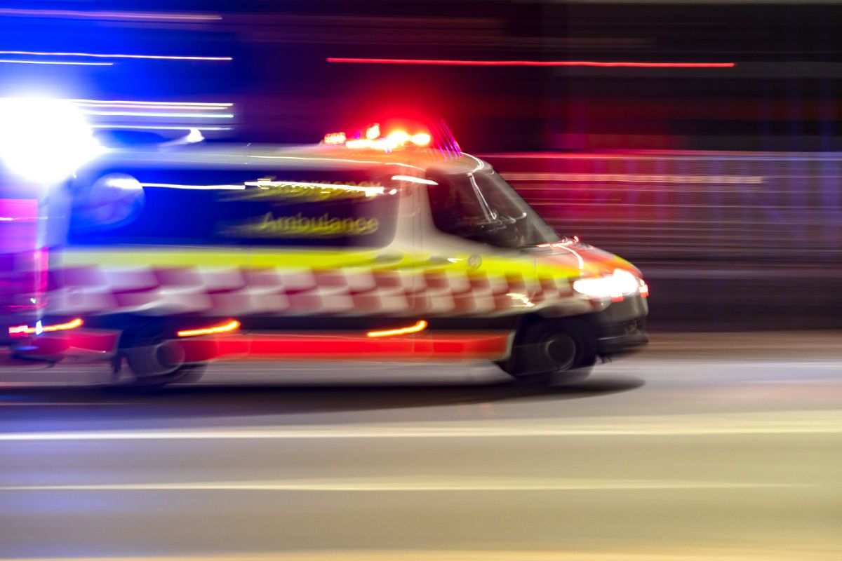 ambulanza di notte