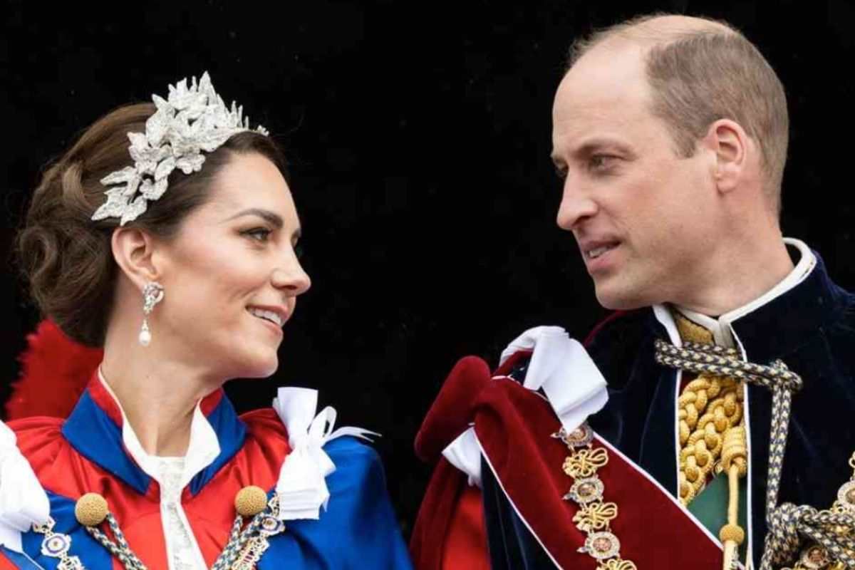Kate e William durante un evento ufficiale