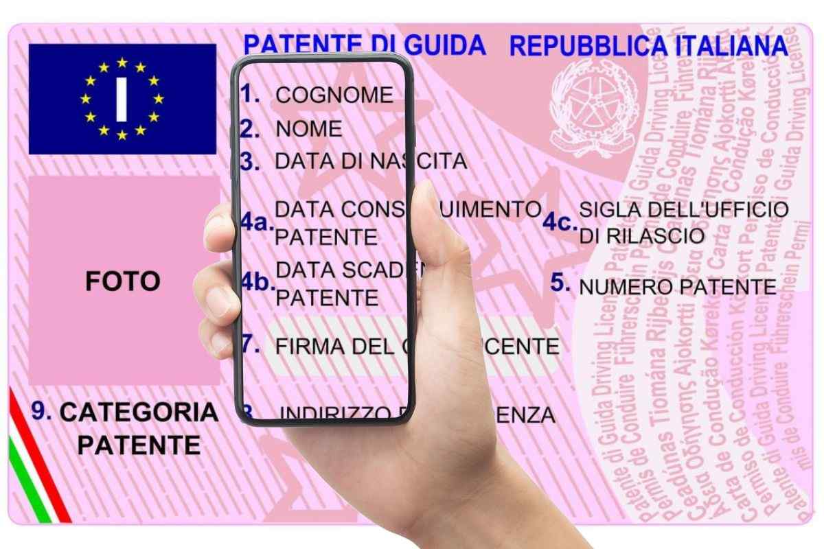 Patente digitale sullo smartphone