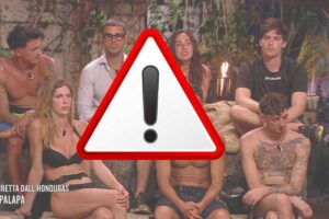 isola dei famosi e segnale allarme