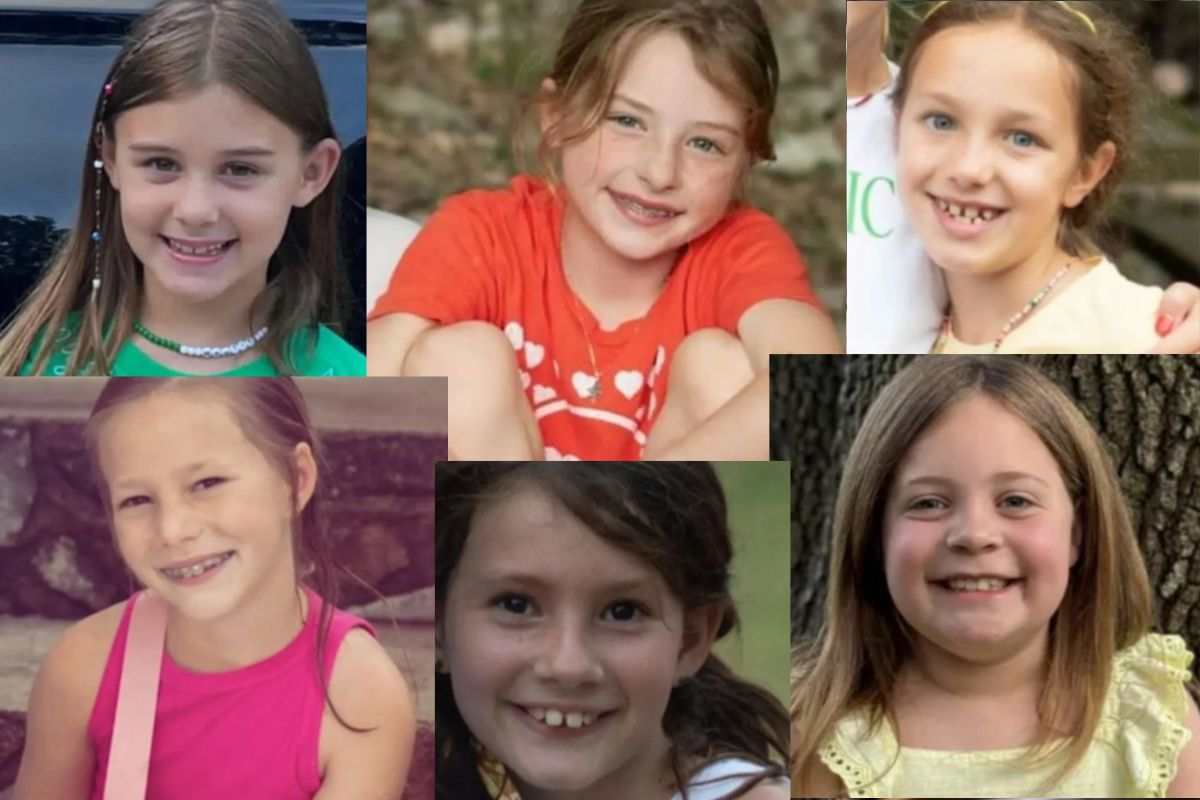 Alcune delle bambine rimaste uccise