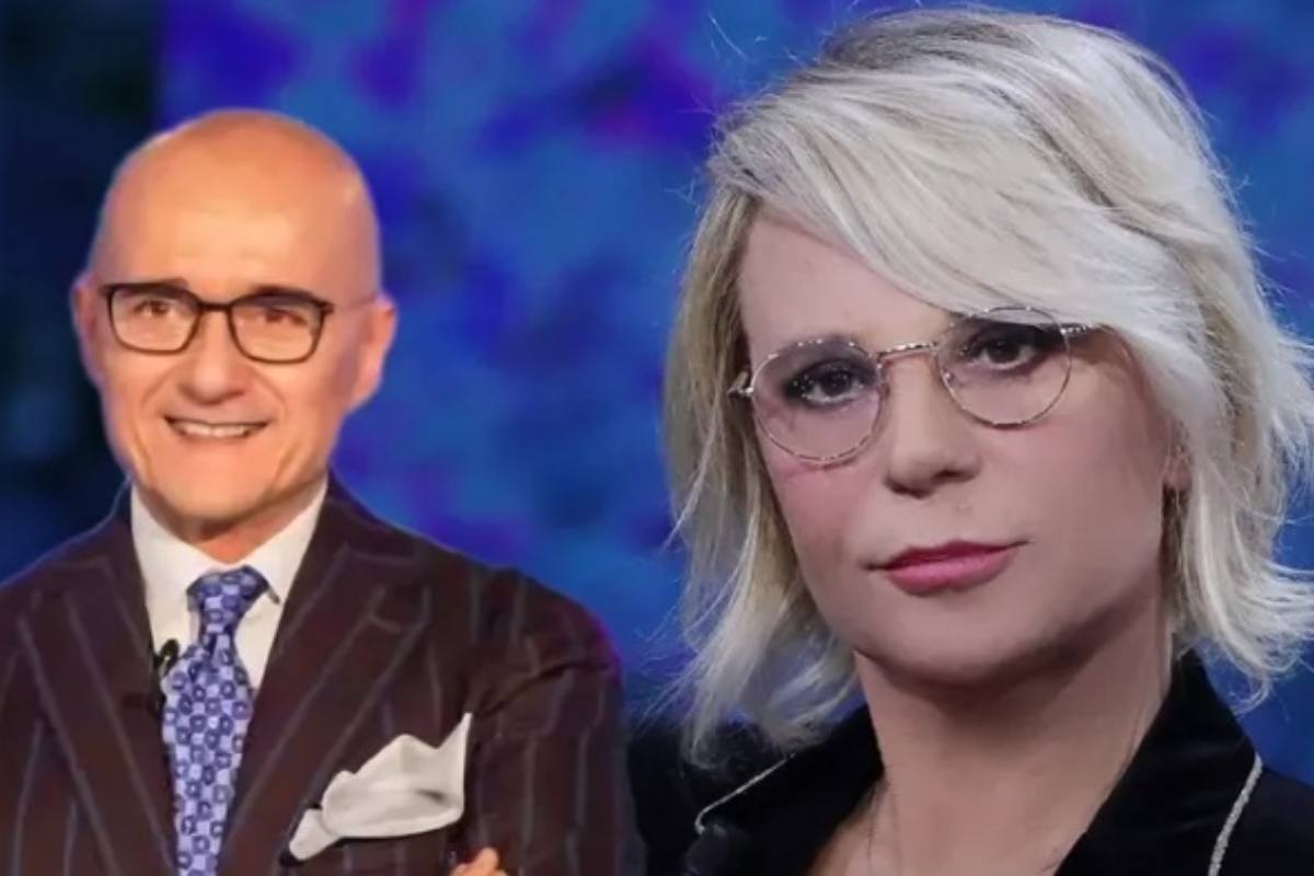 Alfonso Signorini e Maria De Filippi
