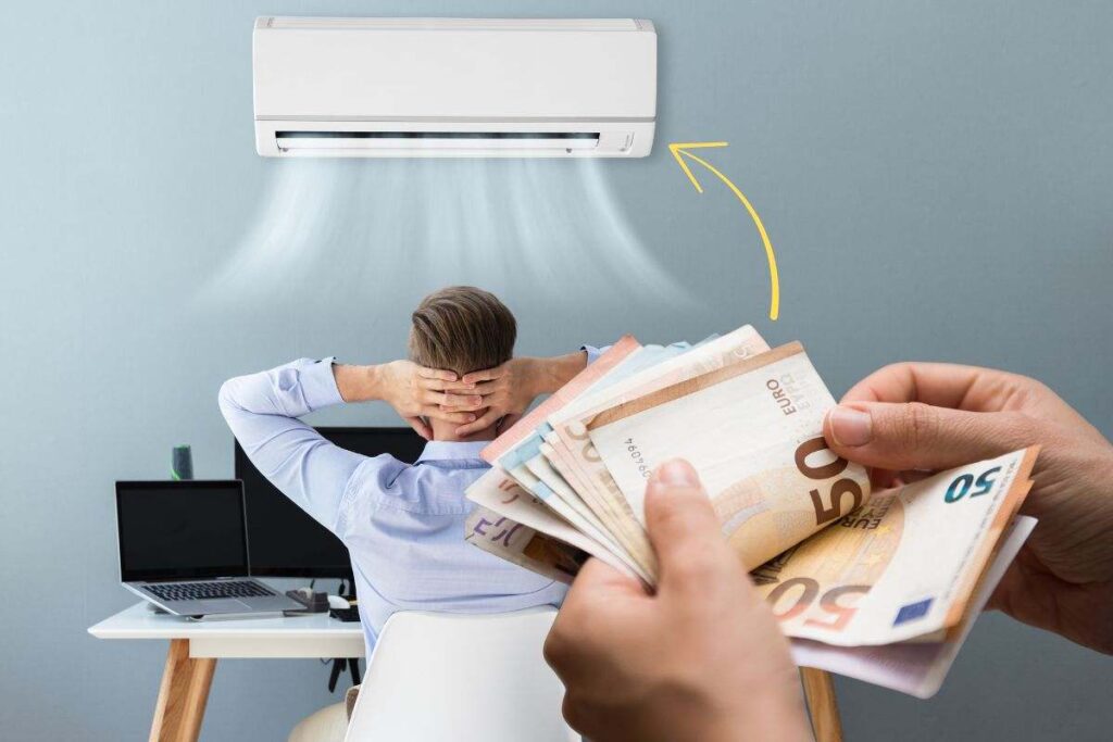 Aria condizionata accesa