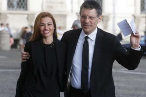 Carlotta Mantovan e Fabrizio Frizzi tradizione