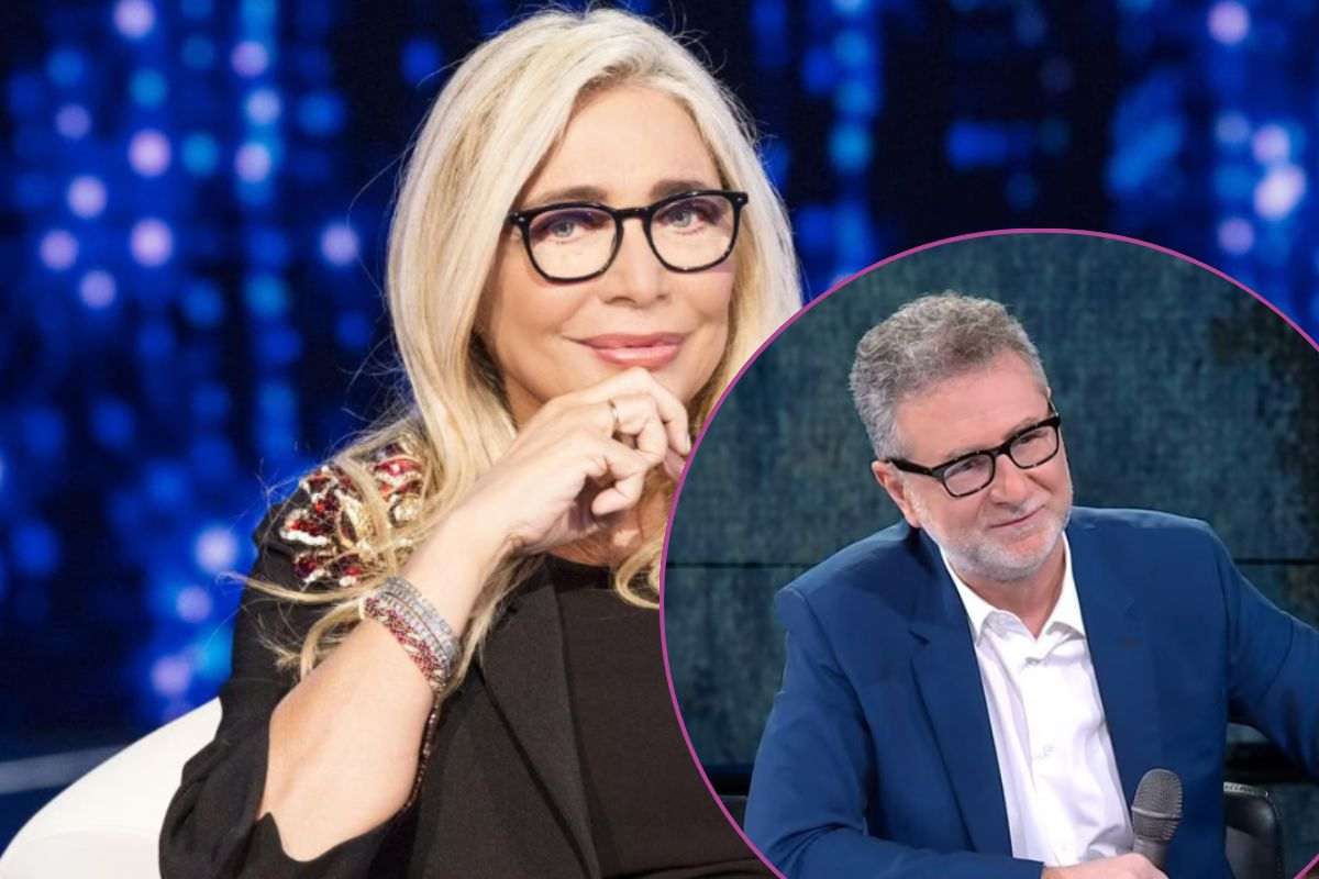 La Venier e nel riquadro Fabio Fazio